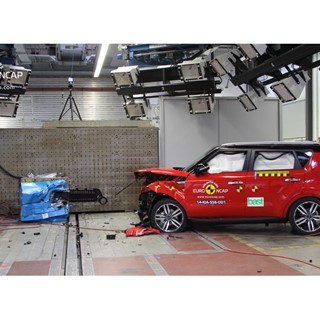 Kia Soul - Frontal crash test 2014 - after crash