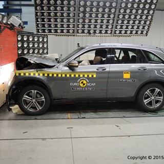 Mercedes-Benz GLC - Frontal Full Width test 2015 - after crash