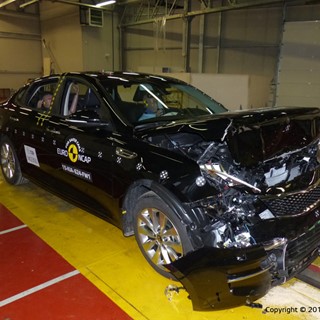 Kia Optima- Frontal Full Width test 2015 - after crash