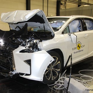 Lexus RX- Frontal Full Width test 2015 - after crash