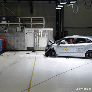 Suzuki Baleno - Frontal Offset Impact test 2016 - after crash