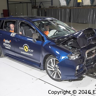 Subaru Levorg - Frontal Full Width test 2016 - after crash
