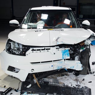 SsangYong Tivoli- Frontal Offset Impact test 2016 - after crash