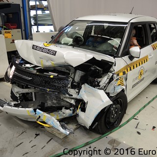 Suzuki Ignis - Frontal Offset Impact test 2016 - after crash