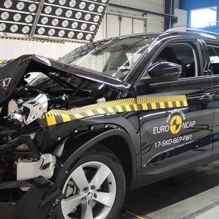 Skoda Kodiaq - Frontal Full Width test 2017 - after crash