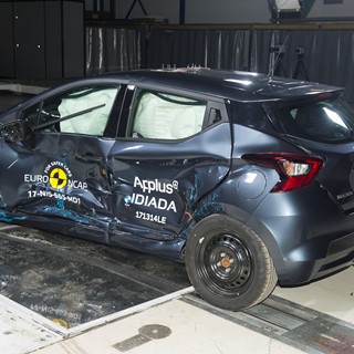 Nissan Micra - Side crash test 2017- after crash