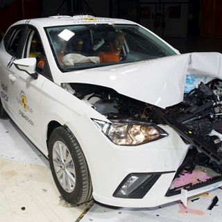 Seat Ibiza - Frontal Offset Impact test 2017 - after crash