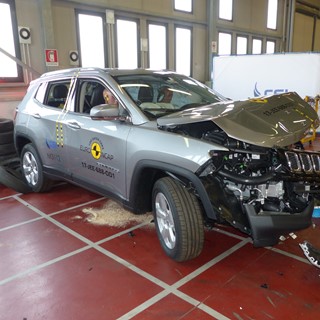 Jeep Compass- Frontal Offset Impact test 2017 - after crash