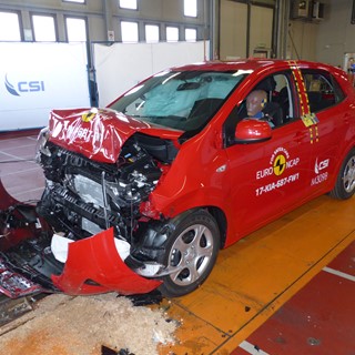 Kia Picanto - Frontal Full Width test 2017 - after crash