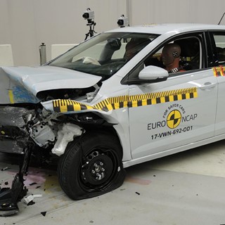 VW Polo - Frontal Offset Impact test 2017 - after crash