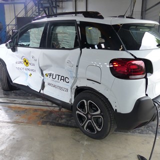 Citroën C3 Aircross - Side crash test 2017 - after crash