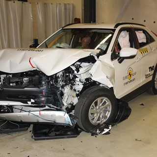 Mitsubishi Eclipse Cross - Frontal Offset Impact test 2017 - after crash