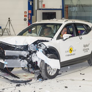 Seat Arona- Frontal Offset Impact test 2017 - after crash