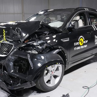 Jaguar E-Pace - Frontal Full Width test 2017 - after crash
