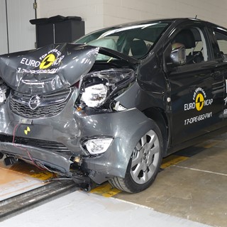 Opel Karl - Frontal Full Width test 2017 - after crash