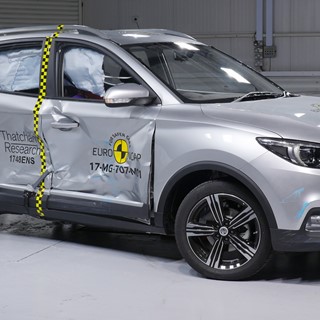 MG ZS - Side crash test 2017 - after crash