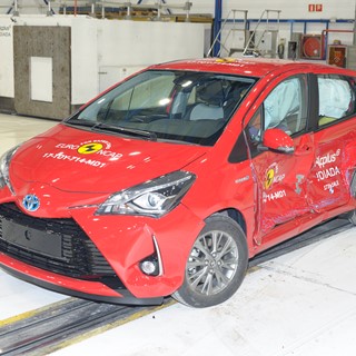 Toyota Yaris - Side crash test 2017 - after crash