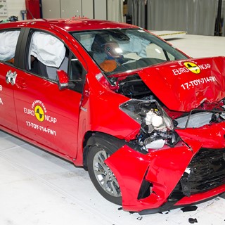 Toyota Yaris - Frontal Full Width test 2017 - after crash