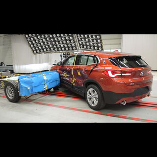 BMW X2 - Side crash test 2015 - after crash