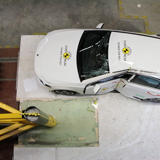 Mercedes-Benz A Class - Pole crash test 2018 - after crash