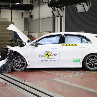 Mercedes-Benz A Class - Frontal Offset Impact test 2018 - after crash