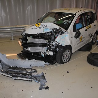 Fiat Panda - Frontal Offset Impact test 2018 - after crash