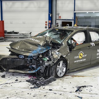 Toyota Corolla - Frontal Offset Impact test 2019 - after crash