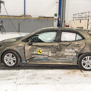 Toyota Corolla - Side crash test 2019 - after crash