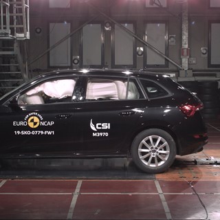 Skoda Scala - Frontal Full Width test 2019