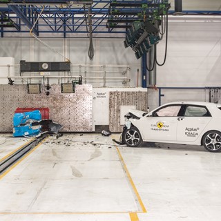 Audi A1 - Frontal Offset Impact test 2019 - after crash