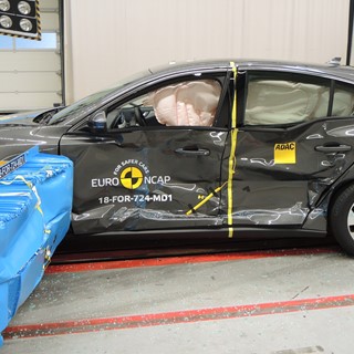 Ford Focus - Side crash test 2018 - after crash