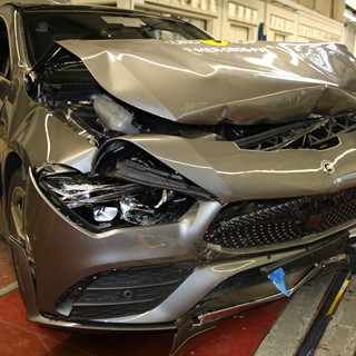 Mercedes-Benz CLA - Frontal Full Width test 2019 - after crash