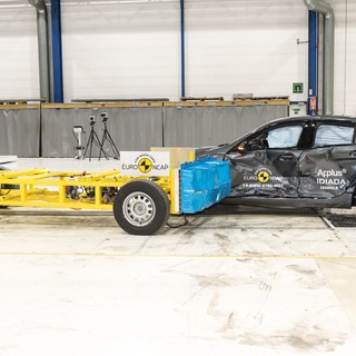 BMW 1 Series - Side crash test 2019 - after crash