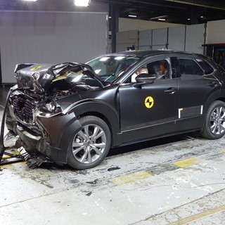 Mazda CX-30 - Frontal Full Width test 2019 - after crash