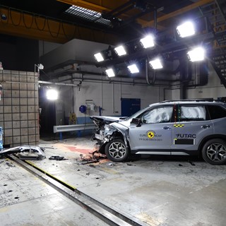 Subaru Forester - Frontal Offset Impact test 2019 - after crash