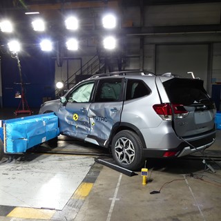 Subaru Forester - Side crash test 2019 - after crash