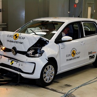 Volkswagen up! - Frontal Full Width test 2019 - after crash