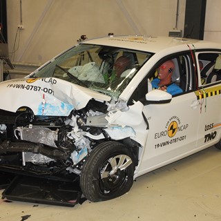 Volkswagen up! - Frontal Offset Impact test 2019 - after crash