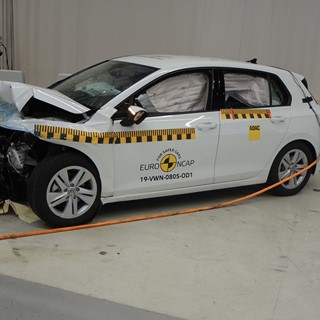 Volkswagen Golf - Frontal Offset Impact test 2019 - after crash