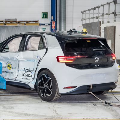 Volkswagen ID.3 - Side Mobile Barrier test 2020 - after crash