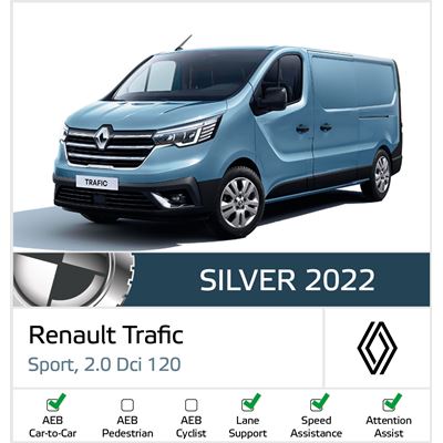 Renault Trafic Euro NCAP Commercial Van Safety Results 2022