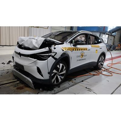 VW ID.4 - Full Width Rigid Barrier test 2021 - after crash