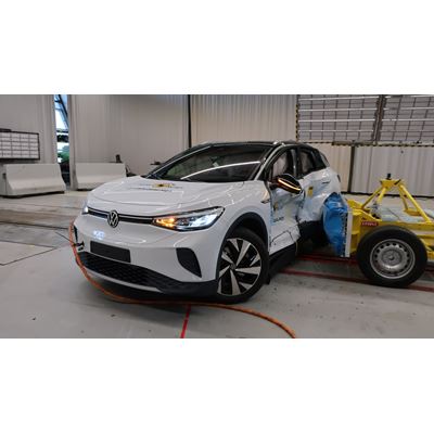 VW ID.4 - Side Mobile Barrier test 2021 - after crash