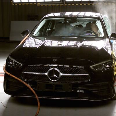 Mercedes-Benz C-Class - Side Mobile Barrier test 2022