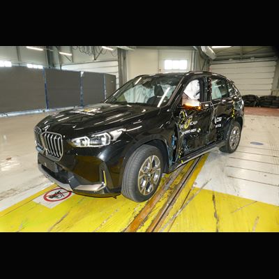 BMW X1 - Side Mobile Barrier test 2022 - after crash