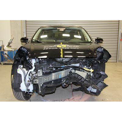 Ford Puma - Mobile Progressive Deformable Barrier test 2022 - after crash