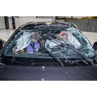 Lexus RZ - Far-Side impact test 2023 - after crash