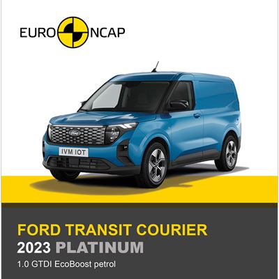 Ford Transit Courier Euro NCAP Commercial Van Safety Results 2023