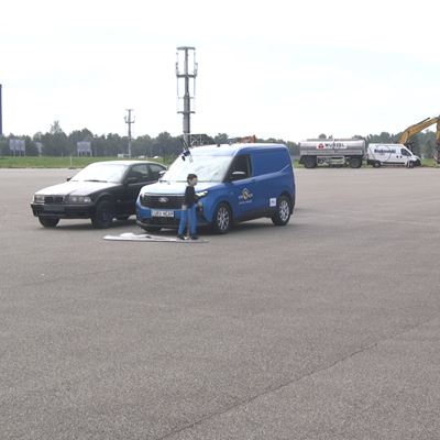 Ford Transit Courier Commercial Van Safety Tests 2023