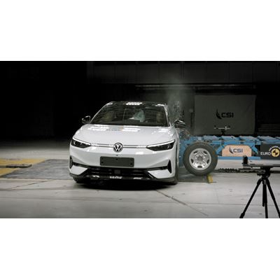 VW ID.7 - Side Mobile Barrier test 2023
